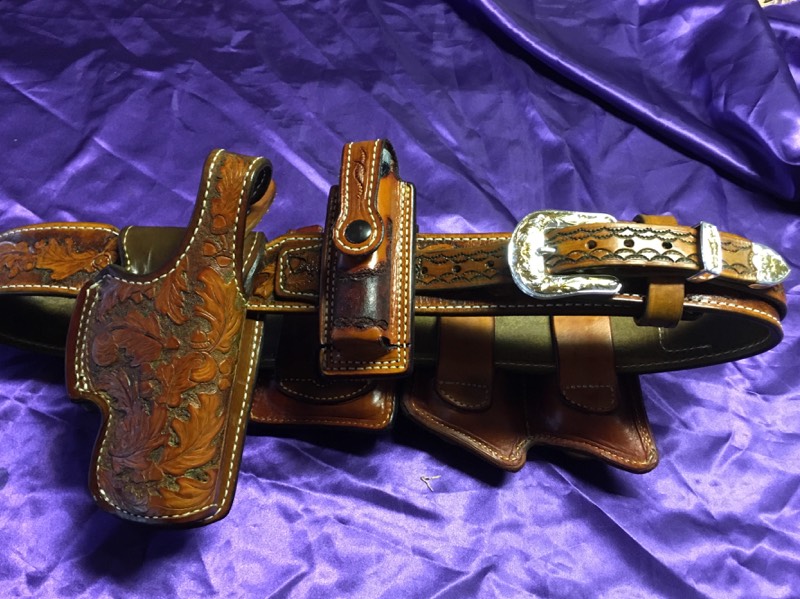 Carved Custom Open Carry Rig